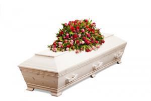 Blommor till begravning Tumba - Beställ blommor till begravning - Kistdekorationer - kistdekoration-karlek