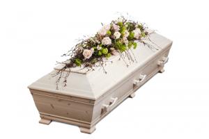 Blommor till begravning Tumba - Beställ blommor till begravning - Kistdekorationer - kistdekoration-tradgard